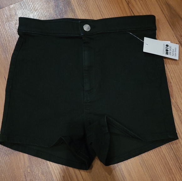 TopShop High Waisted Joni Shorts BNWT - Picture 3 of 5